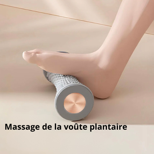 Rouleau de massage ergonomique pour pieds et mollets