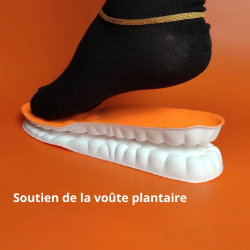 Semelles massage avec soutien de la voûte plantaire